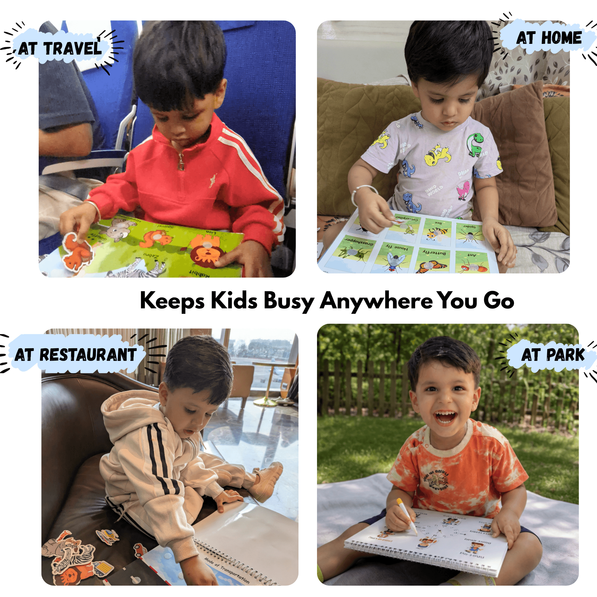 Alphabet Busy Book ( Size A4 ) ( Age 2-5 ) - Image 3